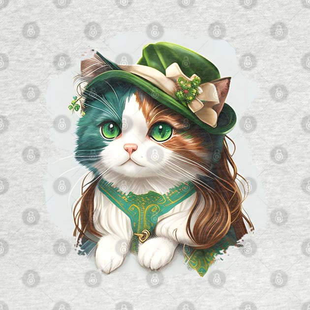Yes, I'm Ready For St. Patrick's Day Festival Cat Lover by Wesley Mcanderson Jones